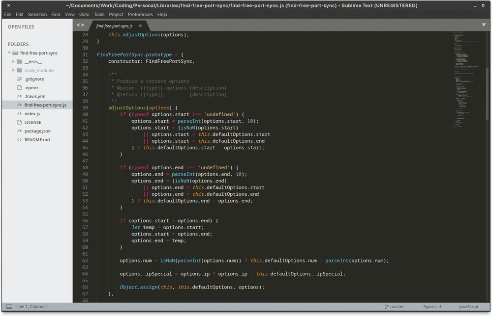 javascript formatter sublime