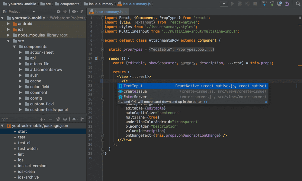 JetBrains WebStorm IDE